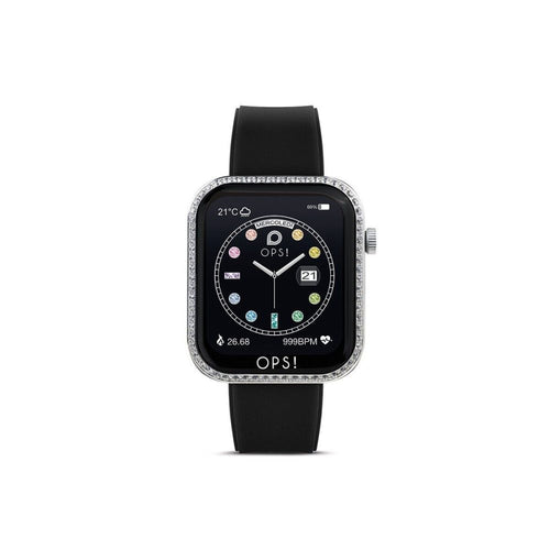 Ops Object - Smartwatch CALL LOVE DIAMONDS Nero zirconi
