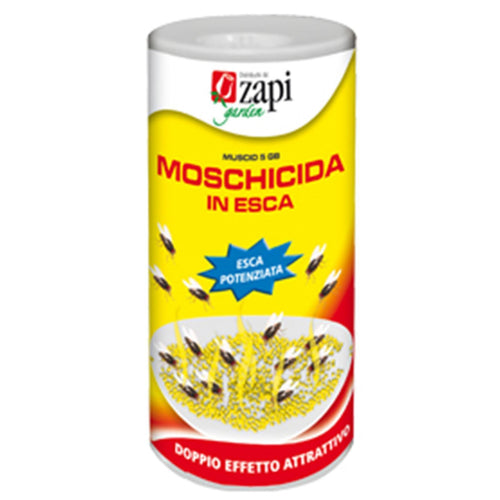 MUSCID 400 GR MOSCHICIDA INSETTICIDA IN GRANULI GIALLI MOSCHE GIALLO POLVERE