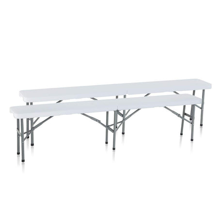 Panca pieghevole da catering e campeggio a valigetta con maniglia