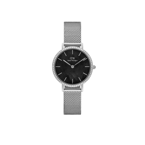 Daniel Wellington - OROLOGIO PETITE LUMINE BEZEL STERLING BLACK MOP