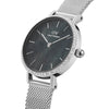 Daniel Wellington - OROLOGIO PETITE LUMINE BEZEL STERLING BLACK MOP