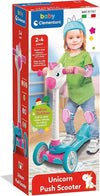 Clementoni - Monopattino Baby Unicorn Push Scooter 17749