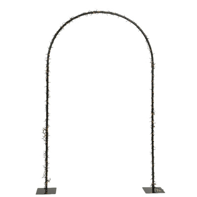 Figura luminosa di Arco, led a luce bianco caldo in acrilico da 230 cm