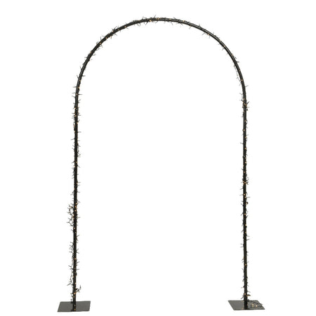 Figura luminosa di Arco, led a luce bianco caldo in acrilico da 230 cm