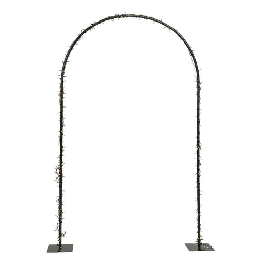 Figura luminosa di Arco, led a luce bianco caldo in acrilico da 230 cm