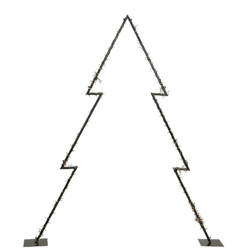 Figura luminosa Albero di Natale con 8 funzioni luminose , decorazione in metallo da 250 cm