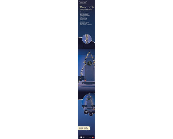 Figura luminosa Albero di Natale con 8 funzioni luminose , decorazione in metallo da 250 cm