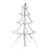 Figura luminosa Albero luminoso con led a luce bianco caldo 8 funzioni in acrilico