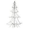 Figura luminosa Albero luminoso con led a luce bianco caldo 8 funzioni in acrilico