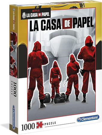 Clementoni - Puzzle La Casa di Carta 1000pz verticale 39532