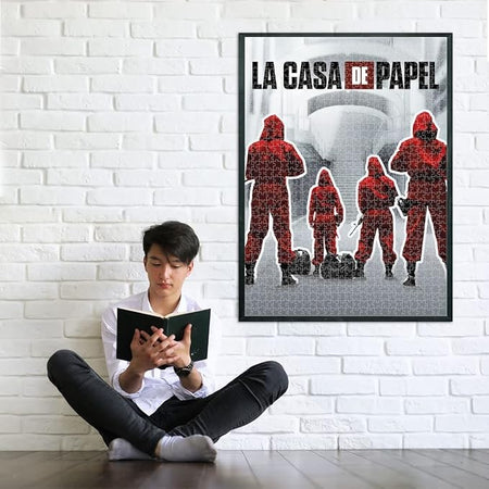 Clementoni - Puzzle La Casa di Carta 1000pz verticale 39532