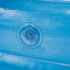 Piscina gonfiabile rettangolare 201 x 150 cm da giardino balcone veranda bambini