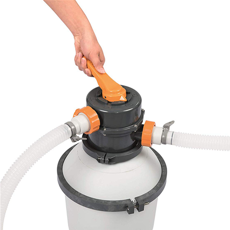 Pompa di filtraggio a sabbia per piscine fuori terra depuratore a pressione da 2006 l/h