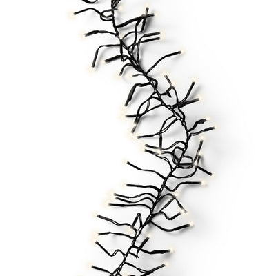 Catena lineare a LED luce calda con 8 funzioni luminose, rotolo da 27 metri