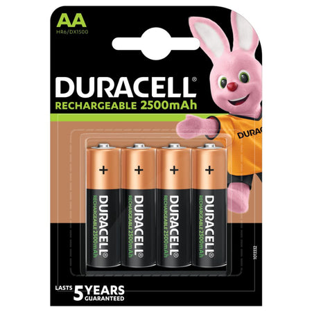 BATTERIA STILO RICARICABILE AA 1300MAH BLISTER 2PZ DURACELL HR6/DC1500