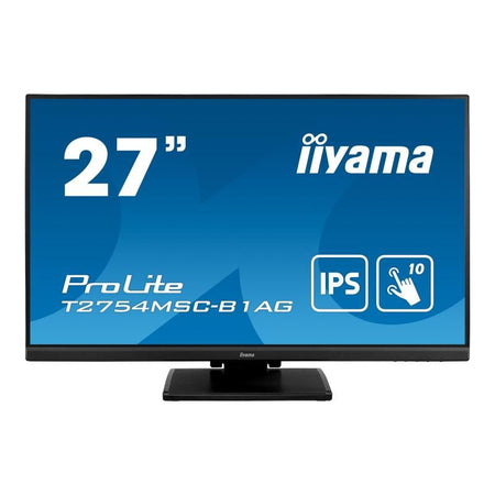 Iiyama prolite t2754msc-b1ag monitor pc 68,6 cm (27\") 1920 x 1080 pixel full hd led touch screen multi utente nero - 128659