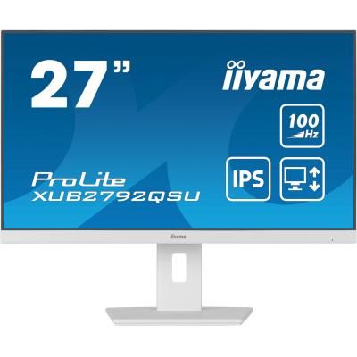 Iiyama prolite xub2792qsu-w6 monitor pc 68,6 cm (27\) 2560 x 1440 pixel wide quad hd led bianco - 150315