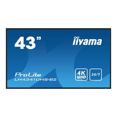 Iiyama lh4341uhs-b2 visualizzatore di messaggi 108 cm (42.5\) lcd 500 cd/m² 4k ultra hd processore integrato android 8.0 18/7