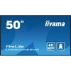 Iiyama lh5060uhs-b1ag visualizzatore di messaggi pannello a digitale 125,7 cm (49.5\) led wi-fi 500 cd/m² 4k ultra hd nero processore integrato android 11 24/7