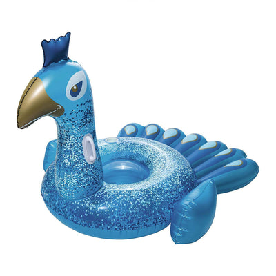 Gonfiabile cavalcabile Pavone grande da mare e piscina 198 x 164 cm