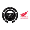 Adesivo Honda Protezione tappo serbatoio moto a 5 fori - Logo Honda Bianco