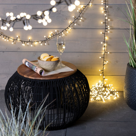 Luci di natale catena a ciliegia con led Ø 3 mm da esterno con 8 funzioni, da 500 LED