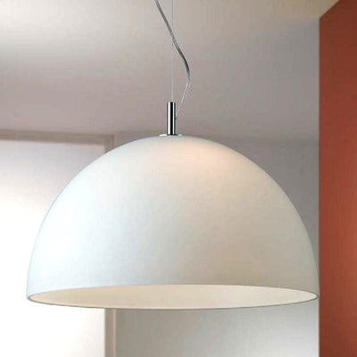 Lampadario moderno Cattaneo illuminazione CLOUD 708 713 LED sospensione vetro bianco metallo interno E27 IP20
