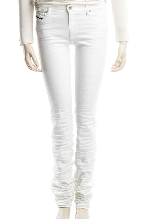 Diesel Black Gold Jeans Donna Super Skinny 2614S Bianco