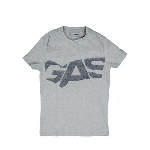 Maglia T-Shirt Uomo GAS YSAC/R 91699 Grigio Con Stampa