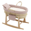 Cestone Mio Cuco+P.Cest. Legno Minnesota Square In Pink/Beige 49X80X61 Cm