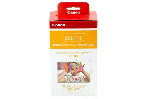 Canon set inchiostro a colori rp-108 e carta 100 x 148 mm, 108 fogli - 8568B001
