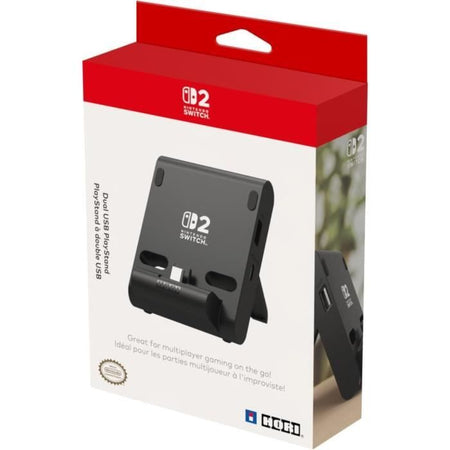 Supporto pieghevole PlayStand - HORI - Nintendo Switch 2 - Dispositivi USB - Nero