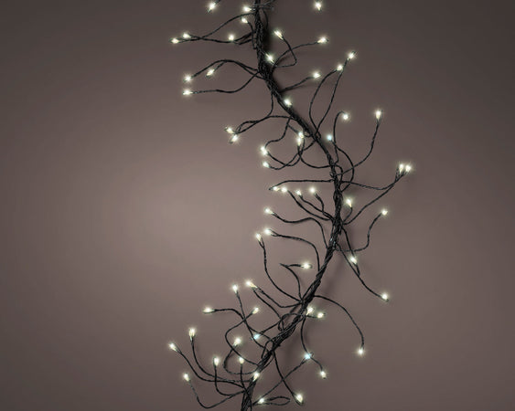 Catena luminosa a LED con 8 funzioni, effetto "Twinkle" da 300 cm, bianco caldo