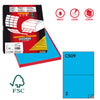 Etichetta Adesiva C/509 Blu 100Fg A4 210X148,5 Mm (2Et/Fg Markin