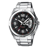Orologio edifice classic nero e inox ef 129d 1avef