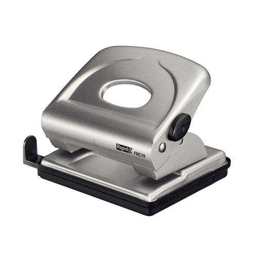 Perforatore 2 Fori Passo 8 Fmc25+ Max 30Fg Argento Rapid