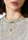 Collana julyacc.ino oro pietra tube
