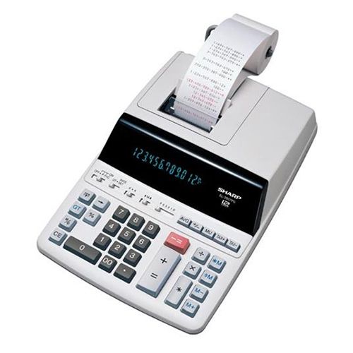 Sharp el-2607v calcolatrice desktop calcolatrice con stampa bianco