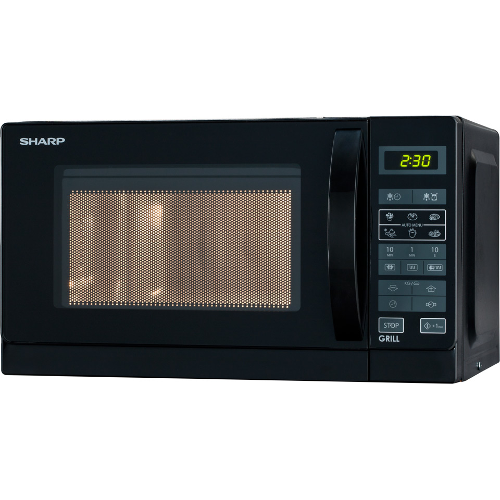 Sharp r-642bkw nero microonde combinato superficie piana 20 l 800 w - R642BKW