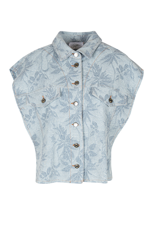 SO ALLURE So Allure - Gilet - 450047 - Fantasia Azzurro da donna