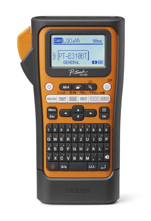 Brother pt-e310btvp stampante per etichette (cd) trasferimento termico 180 x 180 dpi 20 mm/s con cavo e senza cavo hse/tze bluetooth qwerty - PTE310BTVPQL1