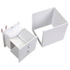 Applique A Led Faretto Cubo Lampada Da Parete Muro 12w Luce Doppia Ip65 Bianco