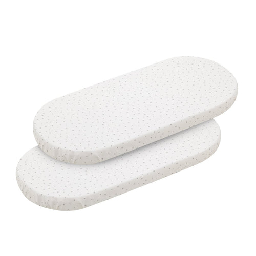2 Lenzuolo Regolabile-Cestone 35X80X7 Cm Magia Grey