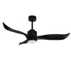 Ventilatore a soffitto con telecomando Rondine 3 pale in ABS e luce a led Ø 132 cm