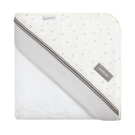 Accappatoio Neonato+Grembiule 100X100X1 Cm Magia Grey