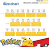 Scarpe Pokemon Pikachu con luci numeri dal 24 al 3 nero
