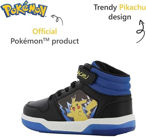 Scarpe Pokemon Pikachu con luci numeri dal 24 al 3 nero