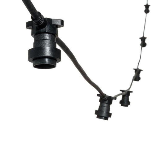 CAVO PORTALAMPADA LAMAPADINA LAMPADINE CATENA PROLUNGABILE ESTERNO 5 MT VINTAGE LUCE CALDA MULTICOLOR