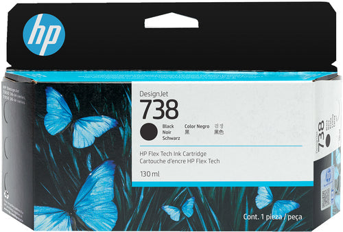 HP CART INK NERO DESIGNJET 738