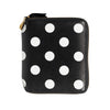 COMME DES GARCONS WALLET Polka Dot Wallet in Black da donna
